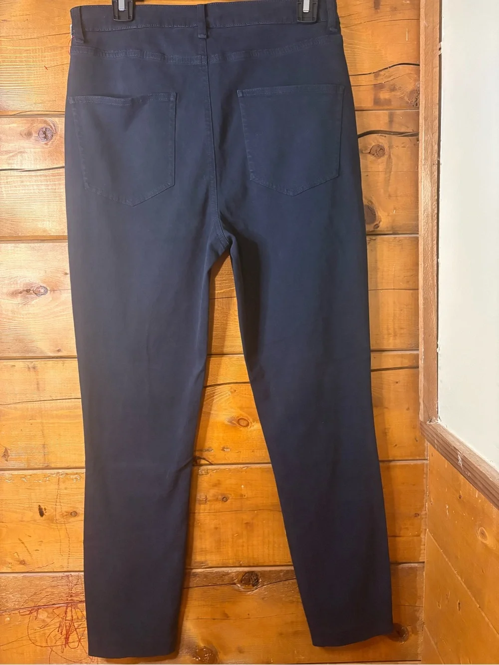 Nwt peter millar Karlie navy Stretch Sateen High Rise Pant size 8 - Picture 6 of 12